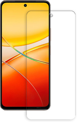 SOMTONE Edge To Edge Tempered Glass for vivo Y200 Plus 5G FRONT Tempered Glass Screen Protector | Anti-Scratch | Edge to Edge Full Coverage | 9H Hardness | Screen Guard(Pack of 1)
