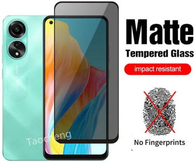 Olonga Tempered Glass Guard for OPPO A78 4G 2023 (MATTE)(Pack of 1)
