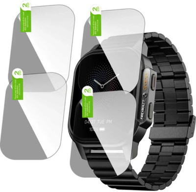 DB Tempered Glass Guard for FIRE-BOLTT SNAPP 4G WATCH SCREEN GUARD(Pack of 4)