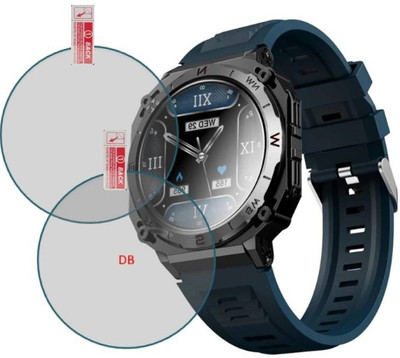 DOWRVIN Tempered Glass Guard for BOAT ENIGMA X500 1.43 SMART WATCH ( PACK OF 2)(Pack of 2)