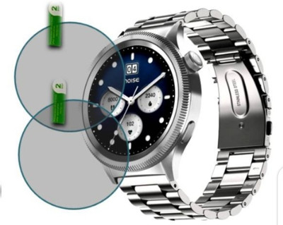 KHWABEEDA Tempered Glass Guard for NOISE HALO 2 1.43 SMART WATCH TEMPERED GLASS ( PACK OF 2)(Pack of 2)
