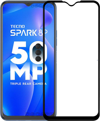 DSCASE Tempered Glass Guard for TECNO SPARK 8P(Pack of 1)