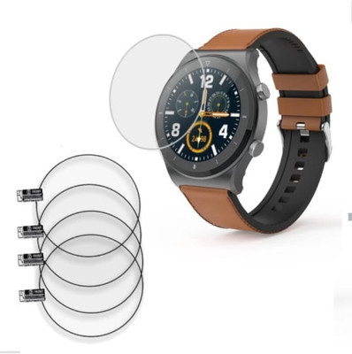 DOWRVIN Tempered Glass Guard for PEBBLE REVO SMART WATCH (PACK OF 4)(Pack of 4)