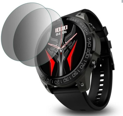 KHWABEEDA Tempered Glass Guard for Fire- Boltt dagger 1.43 smart watch (pack of 2)(Pack of 2)