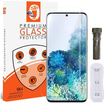 STP FEEL Tempered Glass Guard for Samsung Galaxy Note 10 Lite Advanced UV Edge to Edge Screen Protector Guard With Installation Kit(Pack of 1)