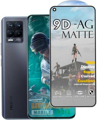 FAIYER BEAT Tempered Glass Guard for Premium matte Tempered Glass For realme 8 pro(matte finish,Pack Of 1) Advanced gaming matte Full Screen Coverage Screen Protector for realme 8 pro(Pack of 1)