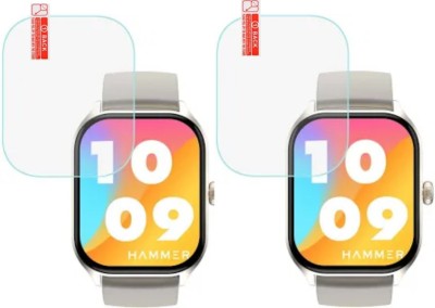 MUTAALI Tempered Glass Guard for HAMMER Polar 2.01 smart watch(Pack of 2)