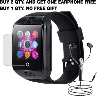 ARBAN Tempered Glass Guard for gixon q18 Smartwatch BUY 2 QTY AND GET ONE EARPHONE FREE(Pack of 1)