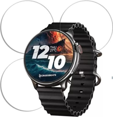 DB Tempered Glass Guard for CROSSBEATS AURA ROUND 1.46 SMART WATCH TEMPERED GLASS( PACK OF 3)(Pack of 3)