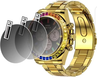 KHWABEEDA Tempered Glass Guard for FIRE -BOLTT BLIZZARD ULTRA 1.28 SMART WATCH TEMPERED GLASS ( PACK OF 3)(Pack of 3)