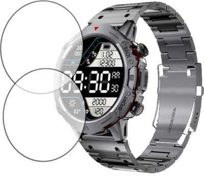 DB Tempered Glass Guard for FIRE- BOLTT GRENADE SMART WATCH TEMPERED GLASS ( PACK OF 2)(Pack of 2)