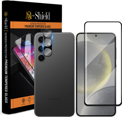 MS-Shield Tempered Glass Guard for Samsung Galaxy S24 5G, With Camera Lens Protector(Pack of 1)