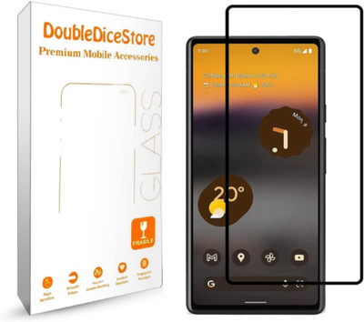 Doubledicestore Tempered Glass Guard for google pixel 6a(Pack of 1)