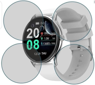 KHWABEEDA Tempered Glass Guard for FIRE -BOLTT HURRICANE SMART WATCH TEMPERED GLASS (PACK OF 4)(Pack of 4)