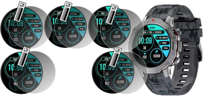 ZIDZEE Tempered Glass Guard for FIRE BOLT GRENADE 1.39 SMART WATCH SCREN GUARD (P-5)(Pack of 5)