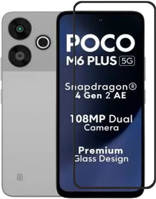 SMARTCASE Tempered Glass Guard for POCO M6 Plus 5G(Pack of 1)