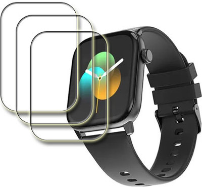 MUTAALI Tempered Glass Guard for Ambrane FitShot Flex smart watch(Pack of 3)