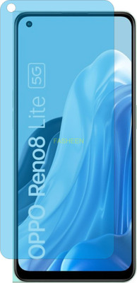 Fasheen Tempered Glass Guard for OPPO RENO 8 LITE CPH2343 (UV AntiBlue Light Protection)(Pack of 1)