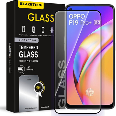BlazeTech Tempered Glass Guard for Oppo F19 Pro Plus 5G(Pack of 1)