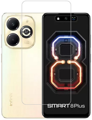 ojucase Tempered Glass Guard for Infinix Smart 8 Plus, INFINIX SMART 8 PLUS(Pack of 1)