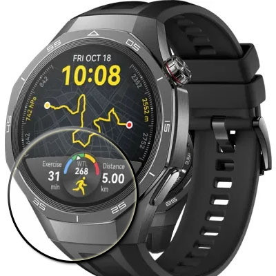 tombik Tempered Glass Guard for 45wx-Nubia Watch GT Smartwatch(Pack of 1)