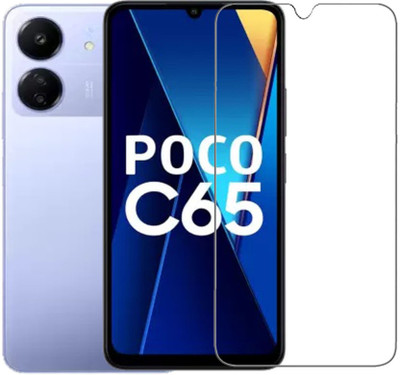 RCHJV Tempered Glass Guard for Poco C65,REDMI 13C(Pack of 1)