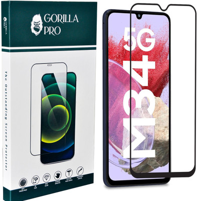 GORILLA PRO Tempered Glass Guard for Samsung Galaxy F34 5G, Samsung Galaxy M34 5G(Pack of 1)