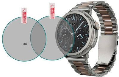 DOWRVIN Tempered Glass Guard for BOULT CROWN R 1.52 BLUETOOTH CALLING SMART WATCH ( PACK OF 2)(Pack of 2)