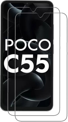 HQ Protection Tempered Glass Guard for POCO C55(Pack of 1)
