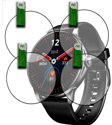 AHWAVEEDA Tempered Glass Guard for FIRE - BOLTT APOLLO 2 1.43 SMART WATCH TEMPERED GLASS (PACK OF 4)(Pack of 4)