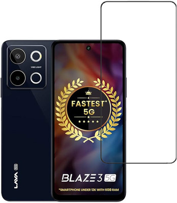 VAYUVAULT Tempered Glass Guard for LAVA Blaze 3 5G(Pack of 1)