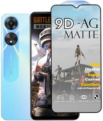 FAIYER BEAT Tempered Glass Guard for Premium matte Tempered Glass For oppo A78 5g(matte finish,Pack Of 1) Advanced gaming matte Full Screen Coverage Screen Protector for oppo A78 5g(Pack of 1)