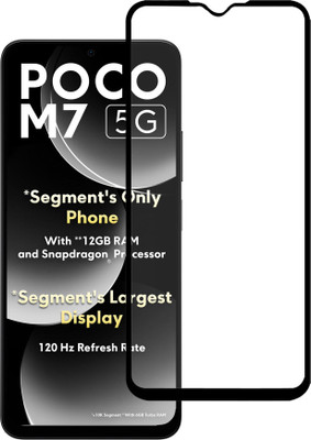 LILLIPUT Tempered Glass Guard for POCO M7 5G(Pack of 1)