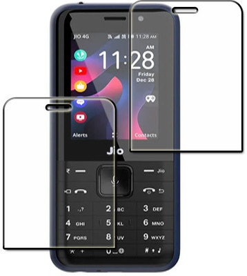 tombik Tempered Glass Guard for 6qz-JioPhone Prima 2 4G front(Pack of 2)