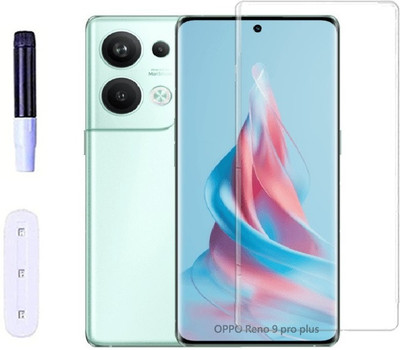 TechWings Tempered Glass Guard for OPPO Reno 9 pro plus, Uv High Quailty Glass(Pack of 1)