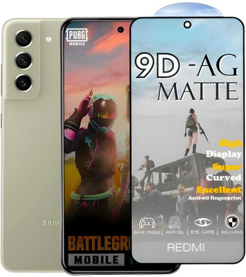 FAIYER BEAT Tempered Glass Guard for Premium matte Tempered Glass For samsung S21 fe(matte finish,Pack Of 1) Advanced gaming matte Full Screen Coverage Screen Protector for samsung S21 fe(Pack of 1)