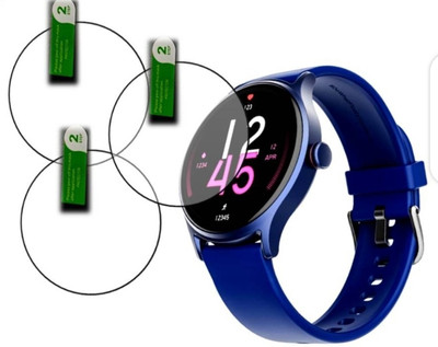 KHWABEEDA Tempered Glass Guard for BOAT LUNAR VISTA SMART WATCH TEMPERED GLASS (PACK OF 3)(Pack of 3)