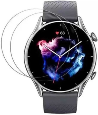 AHWAVEEDA Tempered Glass Guard for AMAZFIT GTR 3 WATCH SCREEN GUARD(Pack of 2)