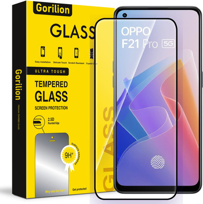 Gorilion Tempered Glass Guard for Oppo F21 Pro 4G(Pack of 1)