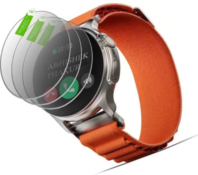 DB Tempered Glass Guard for BOULT CROWN R PRO 1.43 SMART WATCH ( PACK OF 3)(Pack of 3)