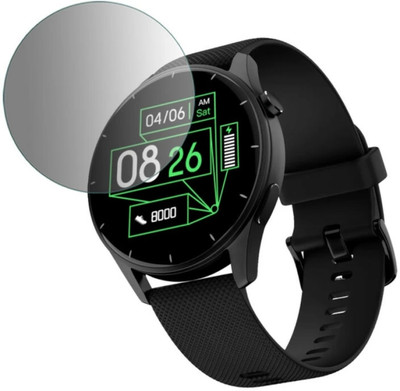 DOWRVIN Tempered Glass Guard for Noise crew 1.38 round display with Bluetooth calling , mettlic finish rating smart watch(Pack of 1)