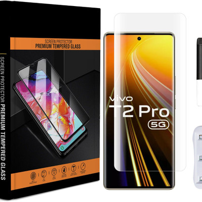MS-Shield Tempered Glass Guard for Vivo T2 Pro 5G(Pack of 1)