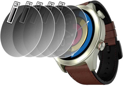 ZIDZEE Tempered Glass Guard for NOISEFIT TWIST PRO SMART WATCH SCREEN GUARD (P-5)(Pack of 5)