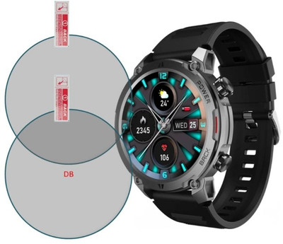 DB Tempered Glass Guard for Beatxp terra 1.39 hd display Bluetooth calling rugged smart watch (pack of 2)(Pack of 2)