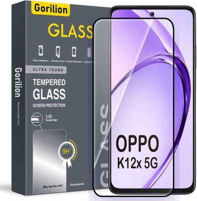 Gorilion Tempered Glass Guard for OPPO K12x 5G(Pack of 1)