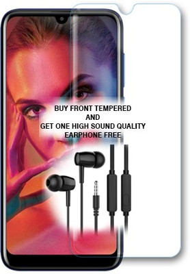 SOMTONE Tempered Glass Guard for Gionee F10 FRONT TEMPERED GLASS BUY AND GET ONE HIGH SOUND QUALITY EARPHONE FREE(Pack of 1)