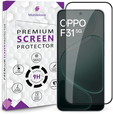 Mobilebies Tempered Glass Guard for Oppo F31 5G Premium Screen Protector Guard with Easy Installation Kit(Pack of 1)