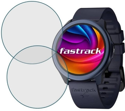 DOWRVIN Tempered Glass Guard for FASTRACK REVOLTT FR1 1.39 SMART WATCH ( PACK OF 2)(Pack of 2)