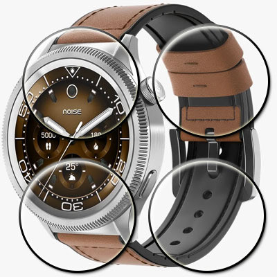 tombik Tempered Glass Guard for 22sx-NoiseFit Halo 2(Pack of 4)