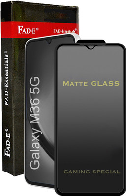 FAD-E Tempered Glass Guard for Samsung Galaxy M36 5G (Matte), Samsung Galaxy M36(Pack of 1)